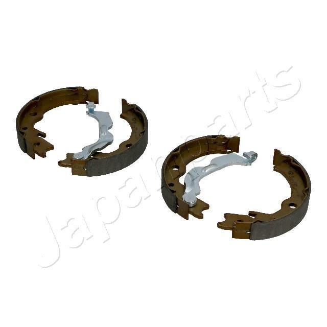 Jeu de 4 mâchoires de frein (Garniture de frein à tambour) JAPANPARTS ref. GF-W04AF