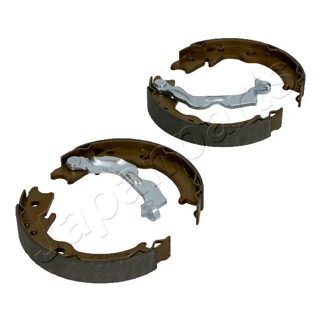 Jeu de 4 mâchoires de frein (Garniture de frein à tambour) JAPANPARTS ref. GF-W04AF