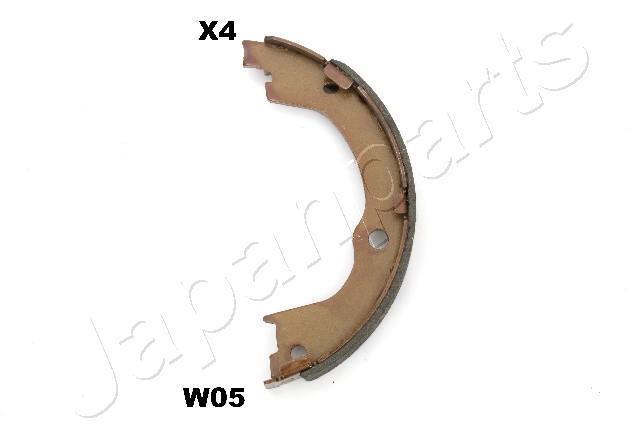 Jeu de mâchoires de frein à main (Mâchoire de frein à main) JAPANPARTS ref. GF-W05AF