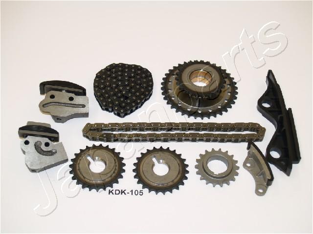 Jeu de distribution à chaînes (Kit chaîne de distribution) JAPANPARTS ref. KDK-105