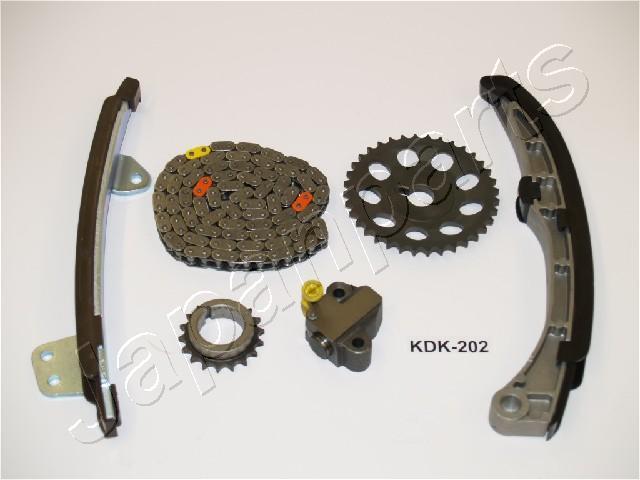 Jeu de distribution à chaînes (Kit chaîne de distribution) JAPANPARTS ref. KDK-202