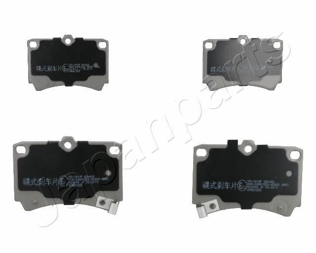 Jeu de 4 plaquettes de frein JAPANPARTS PA-341AF