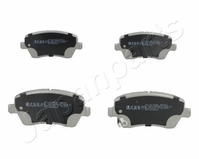 Jeu de 4 plaquettes de frein JAPANPARTS PA-800AF