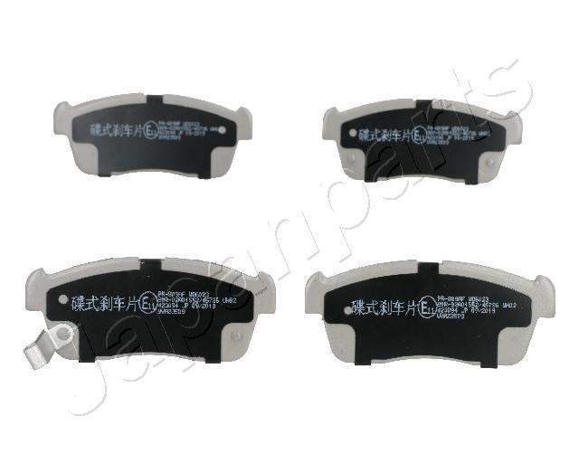 Jeu de 4 plaquettes de frein JAPANPARTS PA-809AF