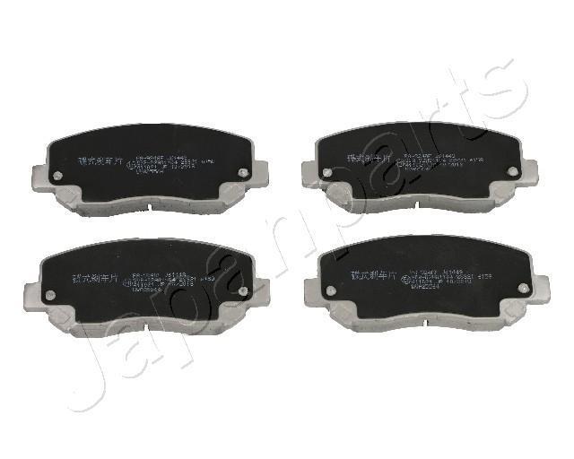 Jeu de 4 plaquettes de frein JAPANPARTS PA-924AF