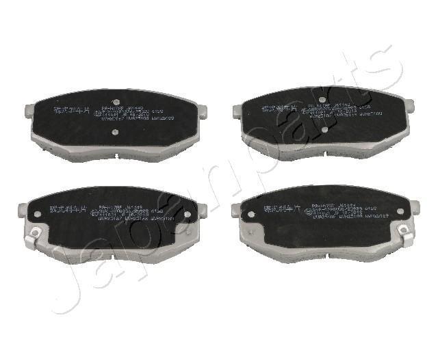 Jeu de 4 plaquettes de frein JAPANPARTS PA-H17AF