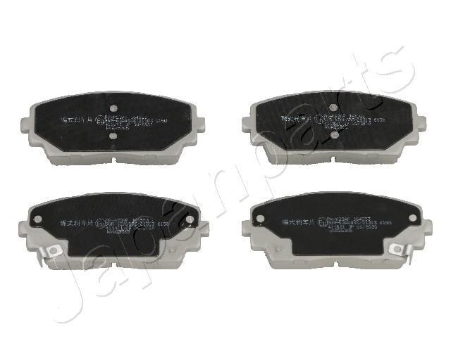 Jeu de 4 plaquettes de frein JAPANPARTS PA-K23AF