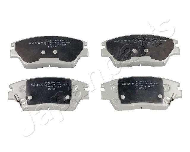 Jeu de 4 plaquettes de frein JAPANPARTS PA-S04AF