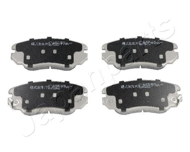 Jeu de 4 plaquettes de frein JAPANPARTS PA-W17AF