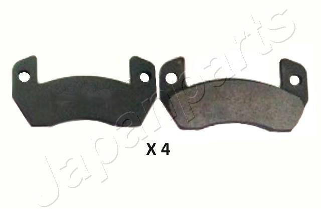 Jeu de 4 plaquettes de frein JAPANPARTS PP-008AF