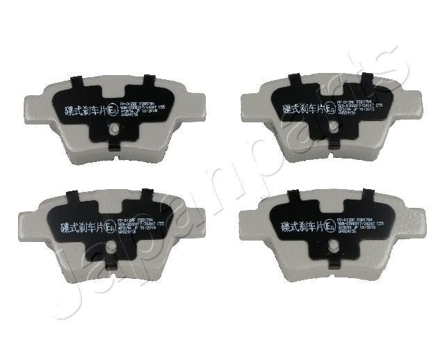 Jeu de 4 plaquettes de frein JAPANPARTS PP-012AF
