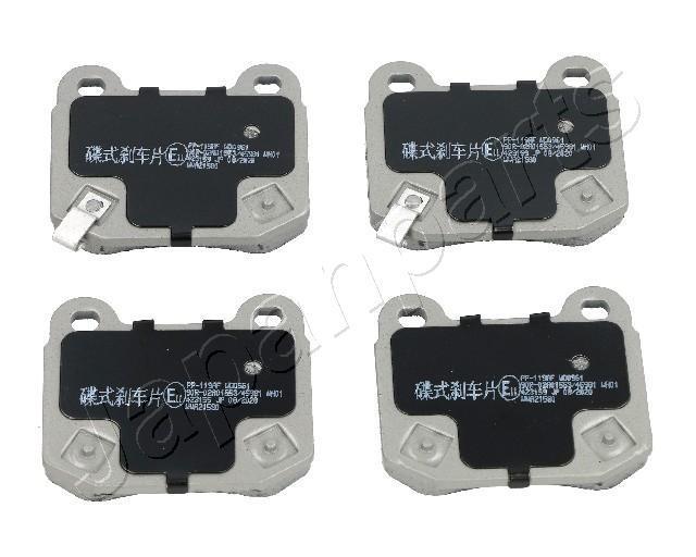 Jeu de 4 plaquettes de frein JAPANPARTS PP-119AF