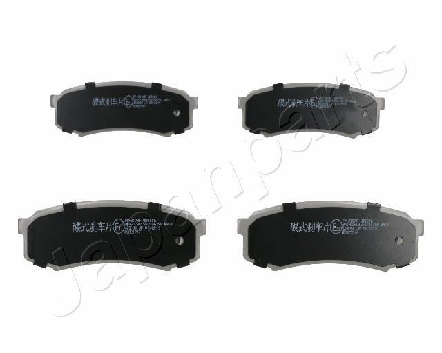 Jeu de 4 plaquettes de frein JAPANPARTS ref. PP-210AF
