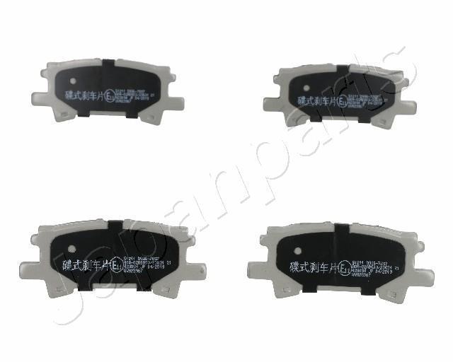 Jeu de 4 plaquettes de frein JAPANPARTS ref. PP-211AF