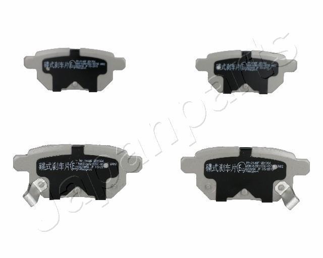 Jeu de 4 plaquettes de frein JAPANPARTS PP-214AF