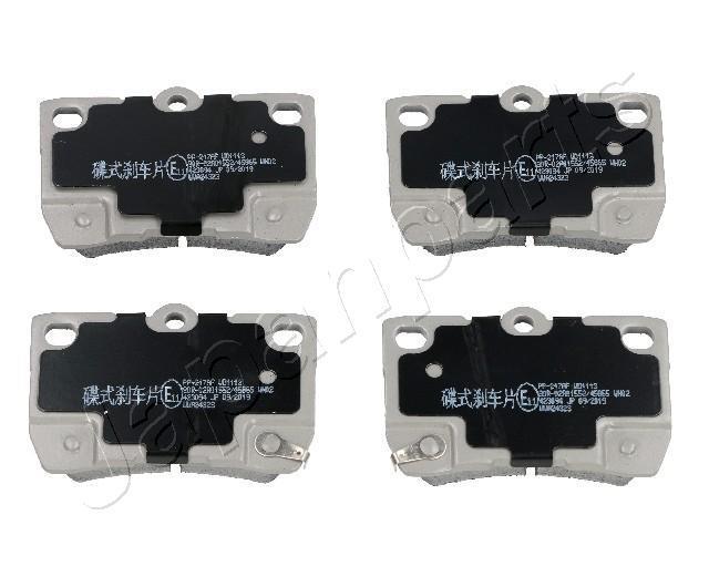 Jeu de 4 plaquettes de frein JAPANPARTS PP-217AF