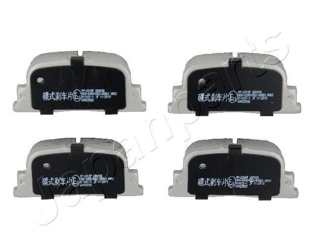 Jeu de 4 plaquettes de frein JAPANPARTS PP-231AF