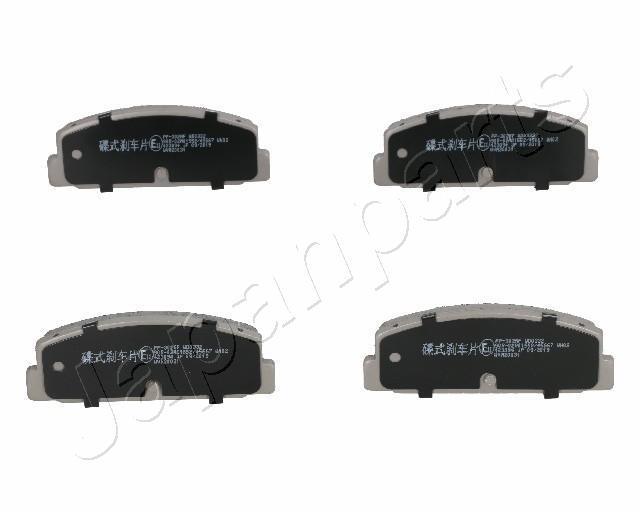 Jeu de 4 plaquettes de frein JAPANPARTS ref. PP-302AF