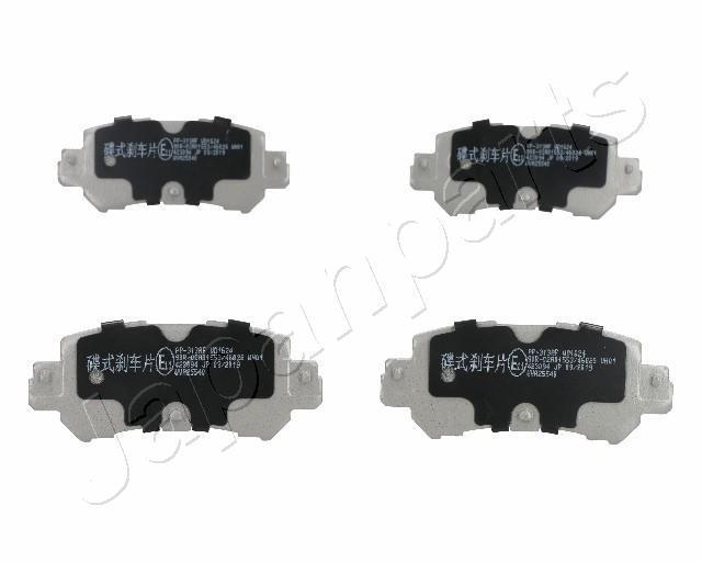 Jeu de 4 plaquettes de frein JAPANPARTS PP-313AF