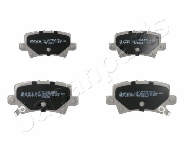 Jeu de 4 plaquettes de frein JAPANPARTS ref. PP-403AF