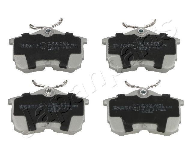 Jeu de 4 plaquettes de frein JAPANPARTS PP-407AF