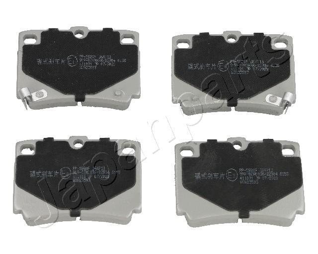 Jeu de 4 plaquettes de frein JAPANPARTS PP-592AF
