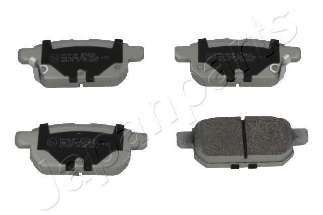 Jeu de 4 plaquettes de frein JAPANPARTS PP-801AF