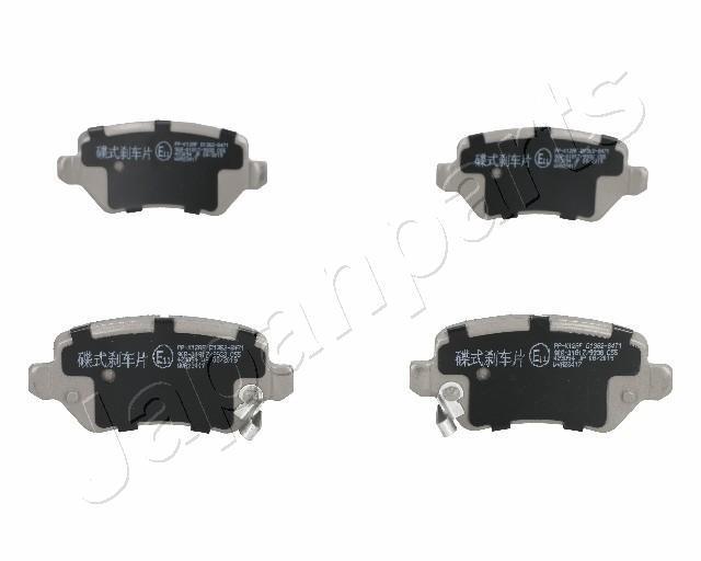 Jeu de 4 plaquettes de frein JAPANPARTS PP-K12AF