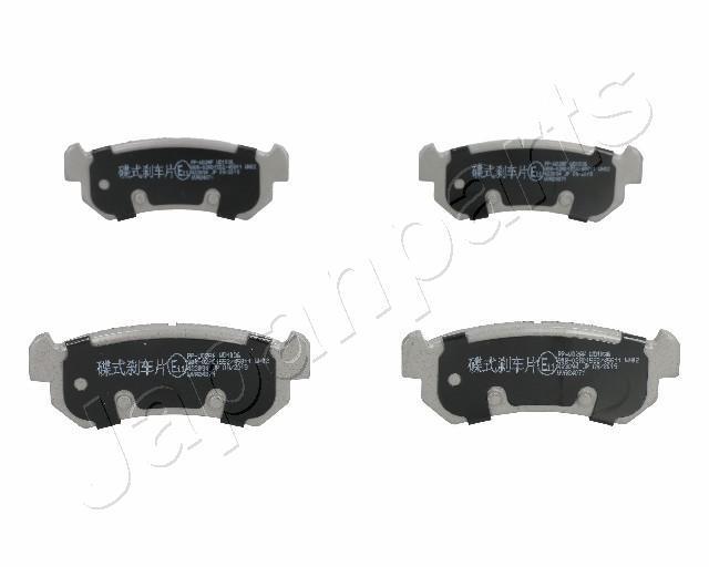 Jeu de 4 plaquettes de frein JAPANPARTS ref. PP-W02AF