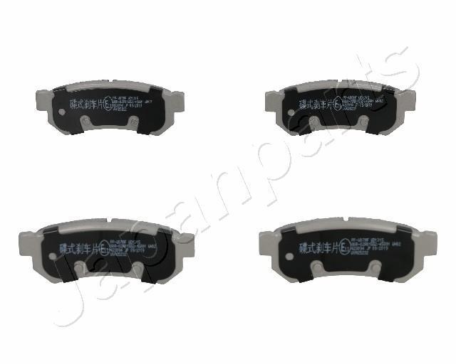 Jeu de 4 plaquettes de frein JAPANPARTS ref. PP-W07AF