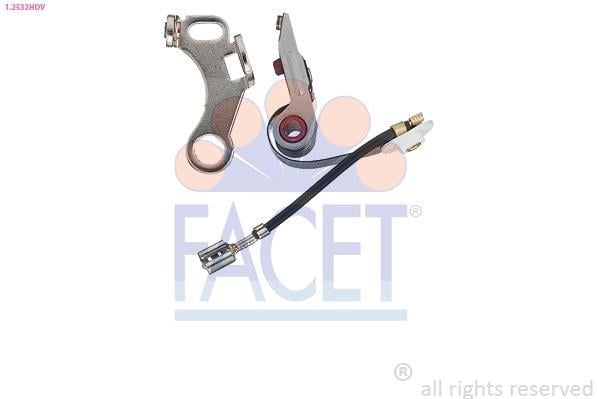 Jeu de contacts, distributeur d'allumage (Rupteurs) FACET ref. 1.2532HDV