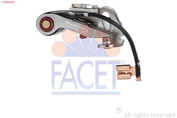 Jeu de contacts, distributeur d'allumage (Rupteurs) FACET ref. 1.2549HDVS