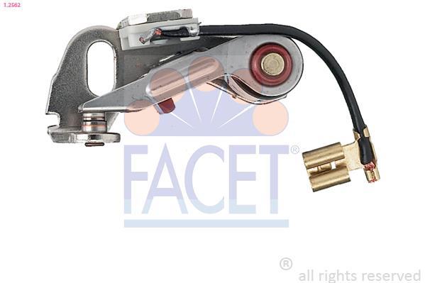 Jeu de contacts, distributeur d'allumage (Rupteurs) FACET ref. 1.2562