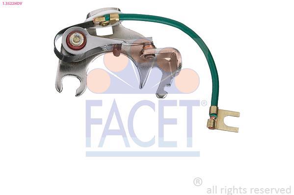 Jeu de contacts, distributeur d'allumage (Rupteurs) FACET ref. 1.3522HDV