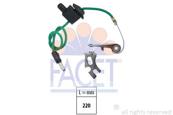 Jeu de contacts, distributeur d'allumage (Rupteurs) FACET ref. 1.3691/24