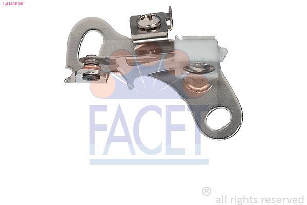 Jeu de contacts, distributeur d'allumage (Rupteurs) FACET ref. 1.4143HDV