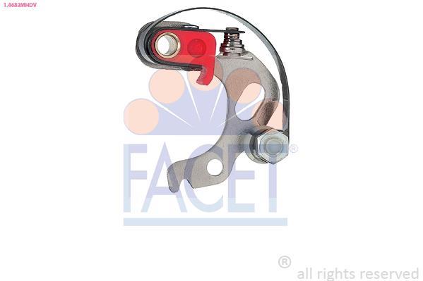 Jeu de contacts, distributeur d'allumage (Rupteurs) FACET ref. 1.4683MHDV