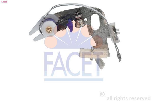 Jeu de contacts, distributeur d'allumage (Rupteurs) FACET ref. 1.4689