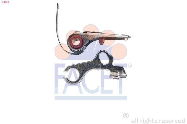 Jeu de contacts, distributeur d'allumage (Rupteurs) FACET ref. 1.4920
