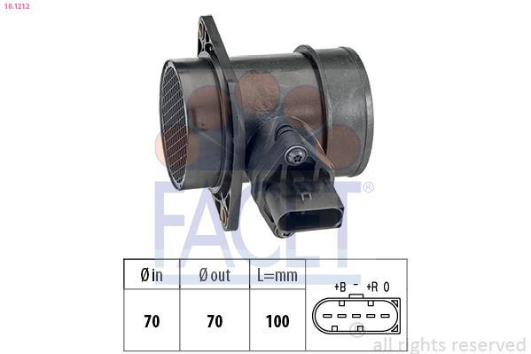 Débitmètre de masse d'air FACET ref. 10.1212