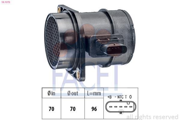 Débitmètre de masse d'air FACET ref. 10.1372