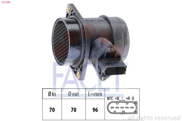 Débitmètre de masse d'air FACET ref. 10.1380
