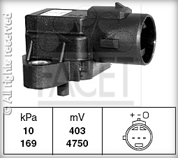 Jeu de contacts, distributeur d'allumage (Rupteurs) FACET ref. 1.3691/18