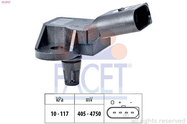 Sensor de pressão de admissão FACET ref. 10.3157