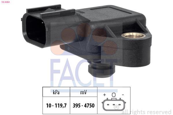 Sensor de pressão barométrica, adaptação à altitude FACET ref. 10.3383