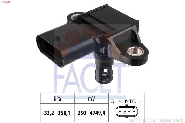 Sensor de pressão de admissão FACET ref. 10.3400