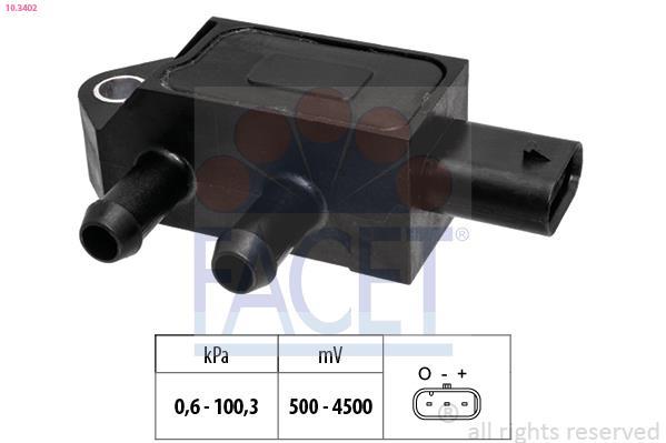 Sensor, presión colector de admisión FACET ref. 10.3402