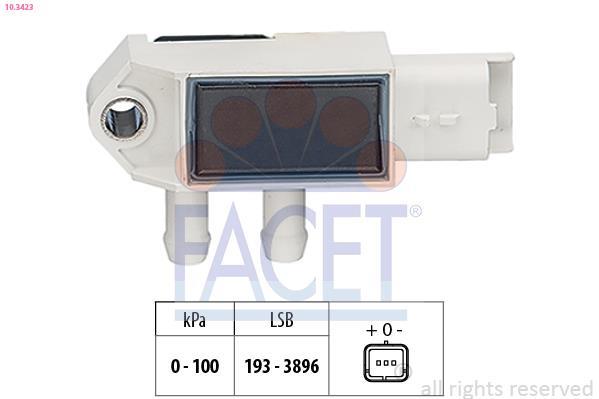 Sensor de pressão barométrica, adaptação à altitude FACET ref. 10.3423