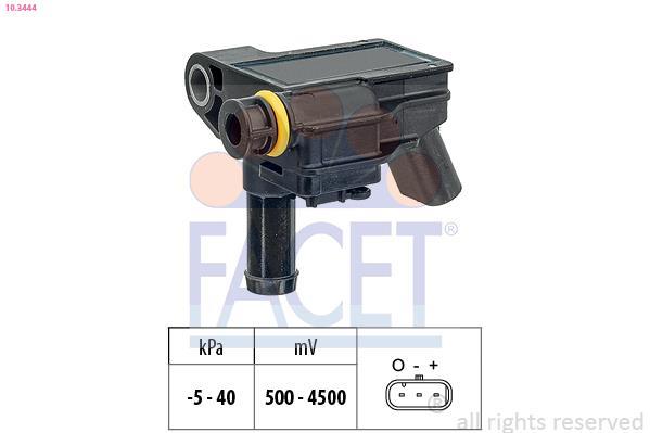 Sensor de pressão de gas de escape FACET ref. 10.3444