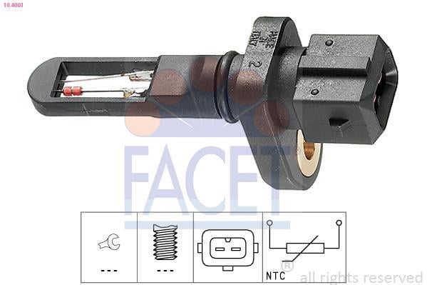 Sensor, temperatura del aire de admisión FACET ref. 10.4001